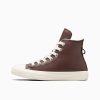 Donna Converse Modelli Alti | Chuck Taylor All Star Leather Faux Fur Lining