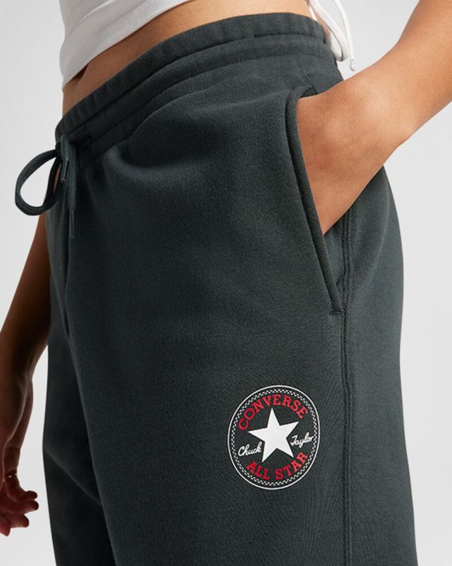 Uomo Converse Pantaloni E Shorts | Converse Go-To All Star Patch Standard-Fit Fleece Sweatpants