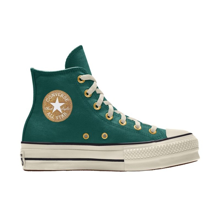 Donna Converse Modelli Alti | Custom Chuck Taylor All Star Lift Platform Embroidery By You