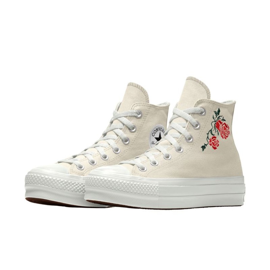 Uomo Converse Platform | Custom Chuck Taylor All Star Lift Platform Embroidery By You