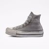 Uomo Converse Platform | Chuck Taylor All Star Platform Smoked Canvas