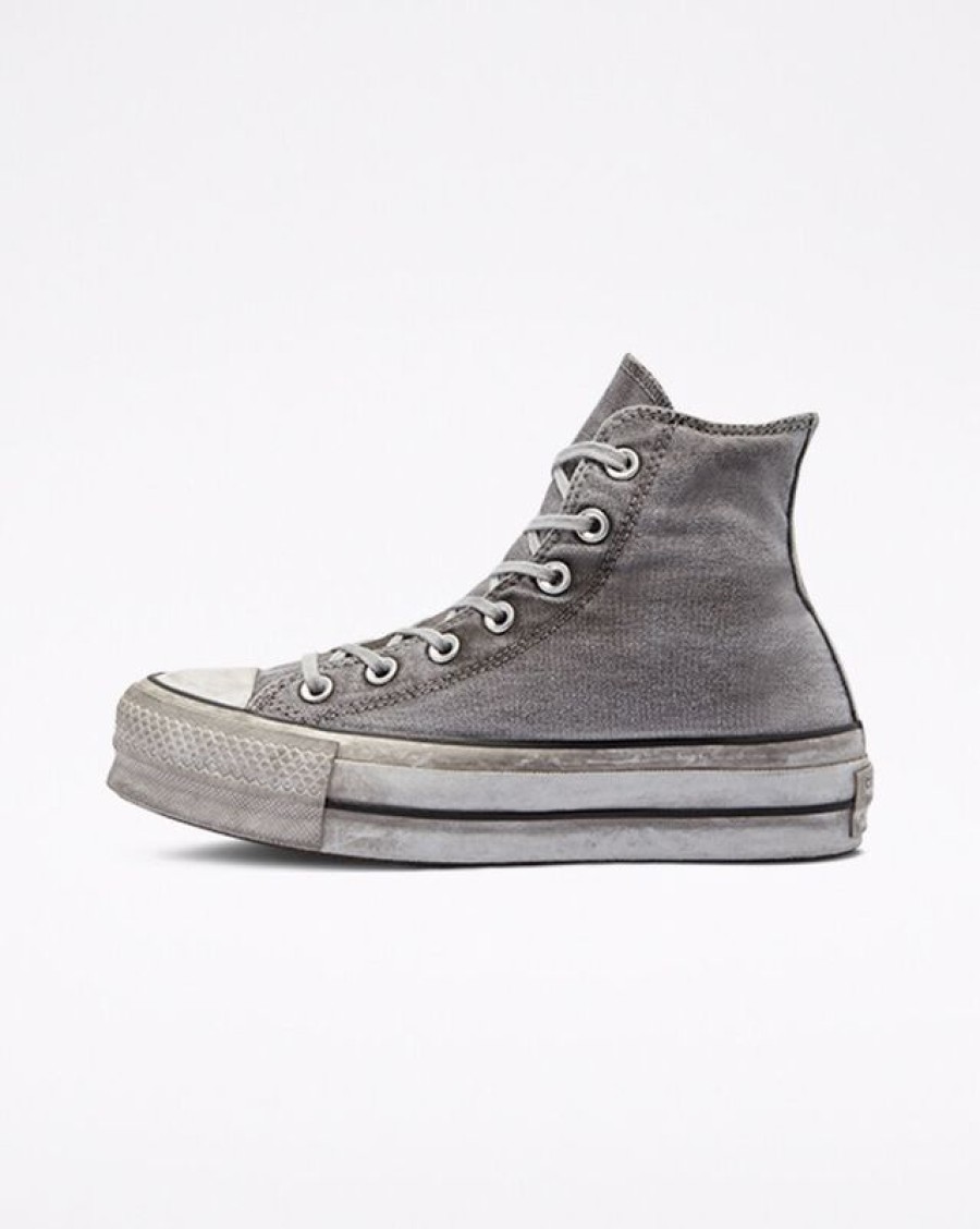 Uomo Converse Platform | Chuck Taylor All Star Platform Smoked Canvas