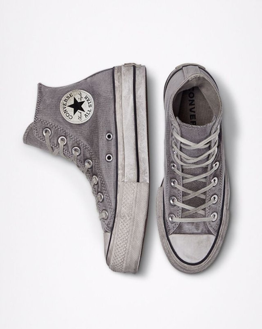 Uomo Converse Platform | Chuck Taylor All Star Platform Smoked Canvas