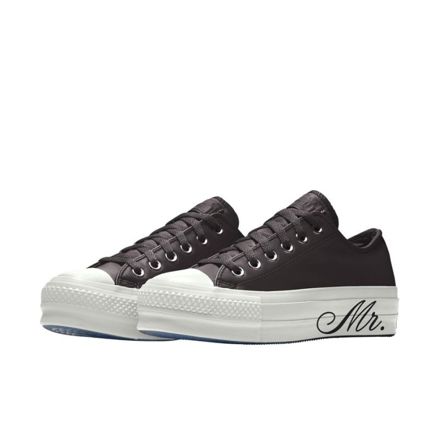 Uomo Converse Modelli Bassi | Custom Chuck Taylor All Star Lift Platform Premium Wedding By You