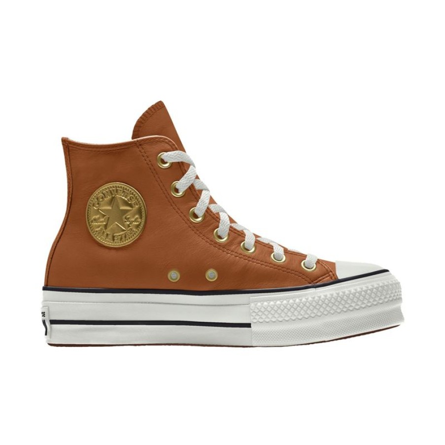 Donna Converse Modelli Alti | Custom Chuck Taylor All Star Lift Platform Leather By You