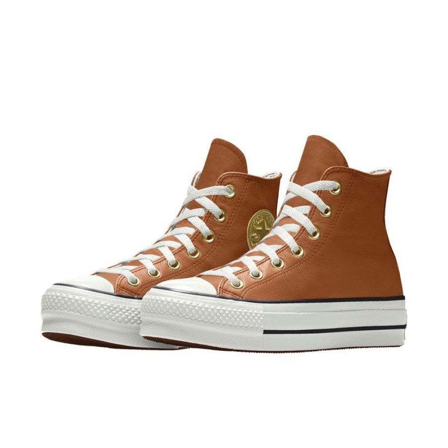 Donna Converse Modelli Alti | Custom Chuck Taylor All Star Lift Platform Leather By You