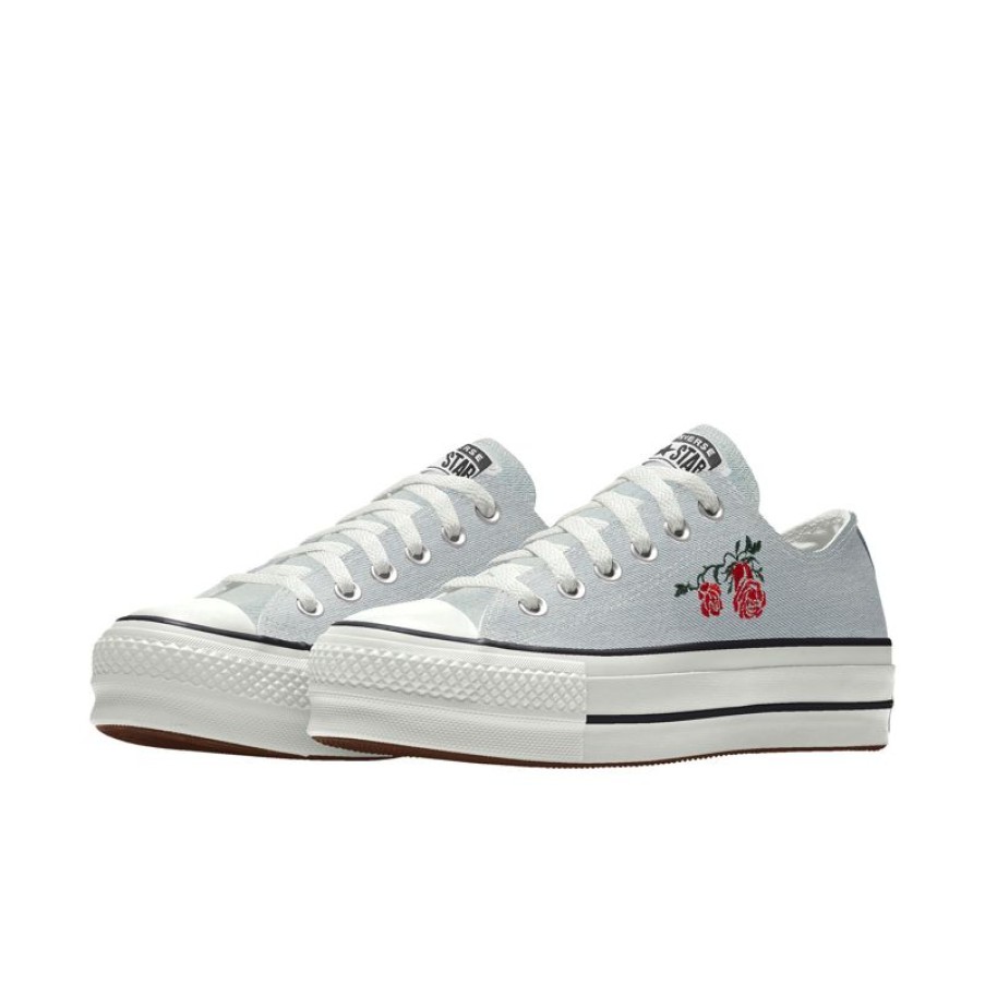 Uomo Converse Modelli Bassi | Custom Chuck Taylor All Star Lift Platform Embroidery By You