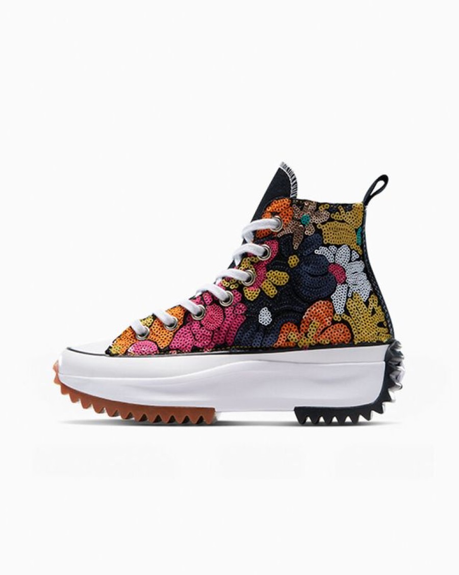 Donna Converse Run Star | Run Star Hike Flower Sequins