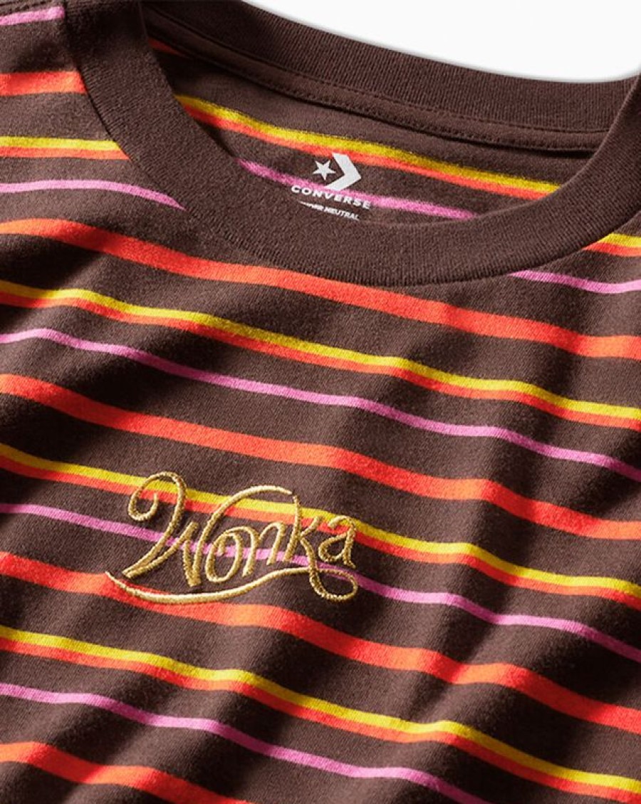 Donna Converse Maglie E T-Shirt | Converse X Wonka Striped T-Shirt