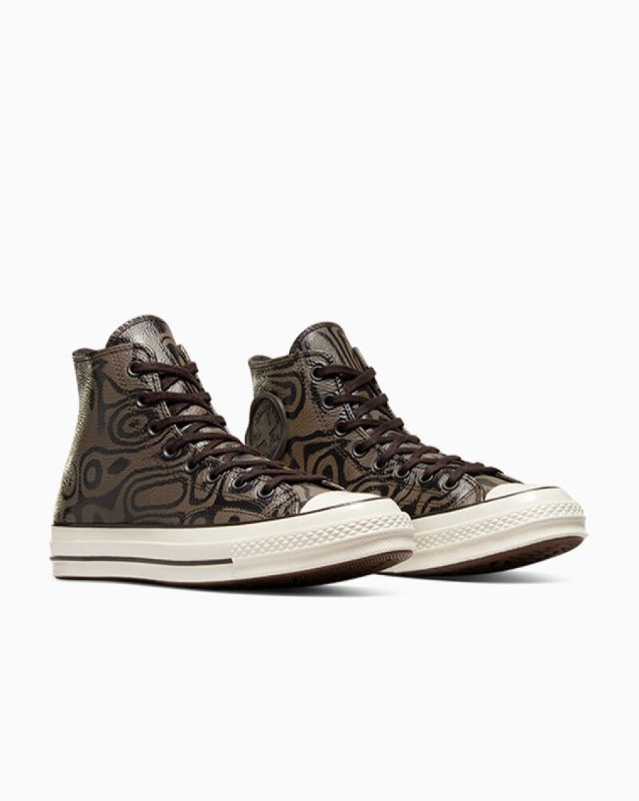 Donna Converse Modelli Alti | Converse X Wonka Chuck 70 Chocolate Swirl