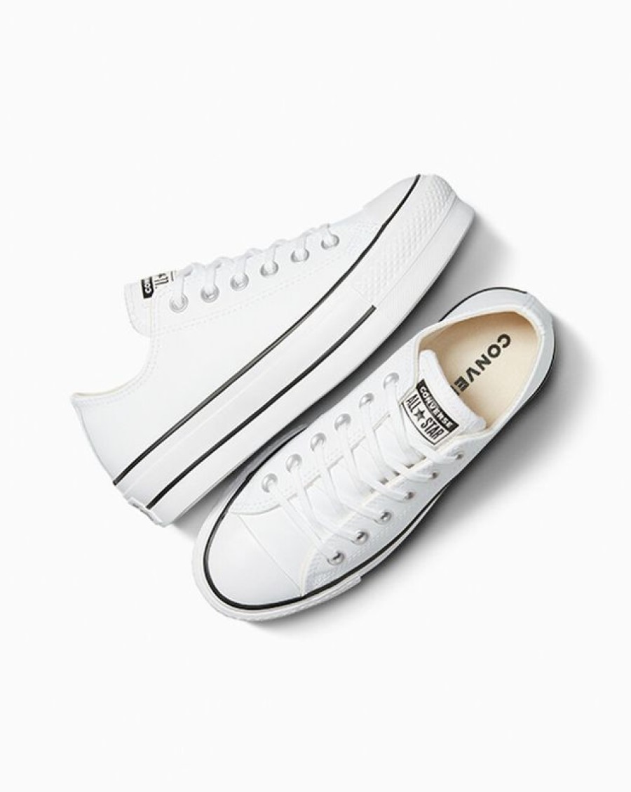 Uomo Converse Modelli Bassi | Chuck Taylor All Star Platform Clean Leather