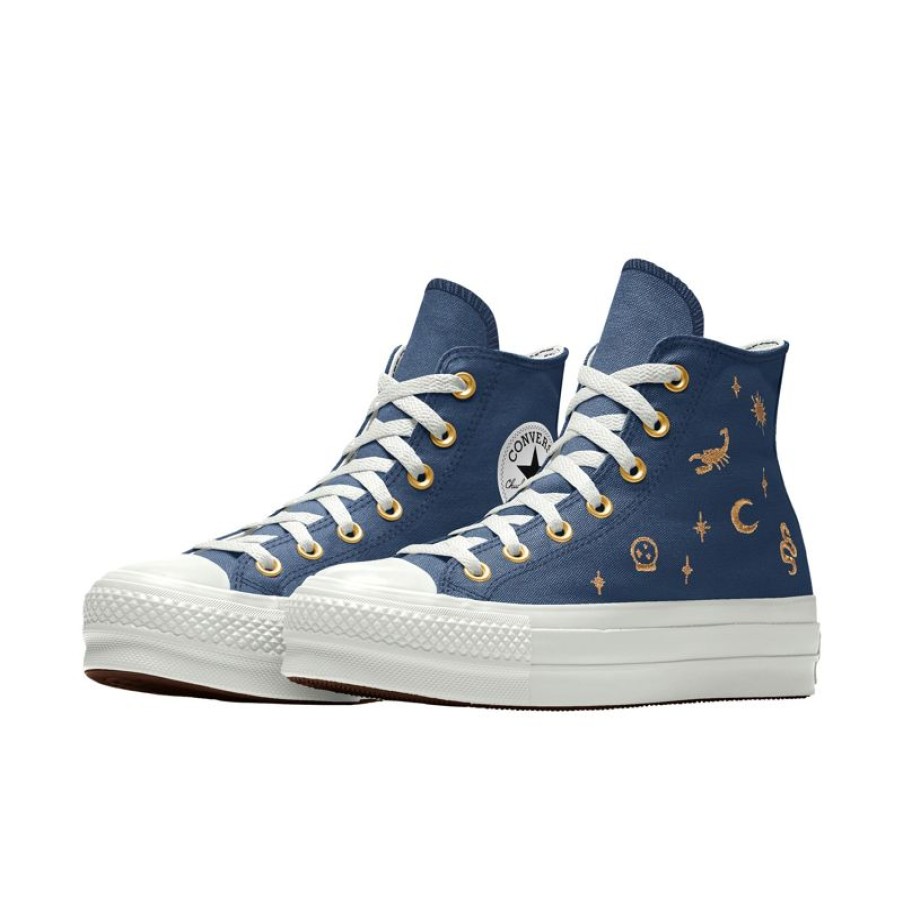 Uomo Converse Platform | Custom Chuck Taylor All Star Lift Platform Embroidery By You