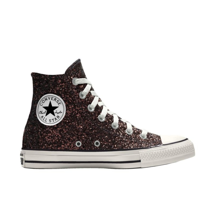 Uomo Converse Modelli Alti | Custom Chuck Taylor All Star Glitter By You