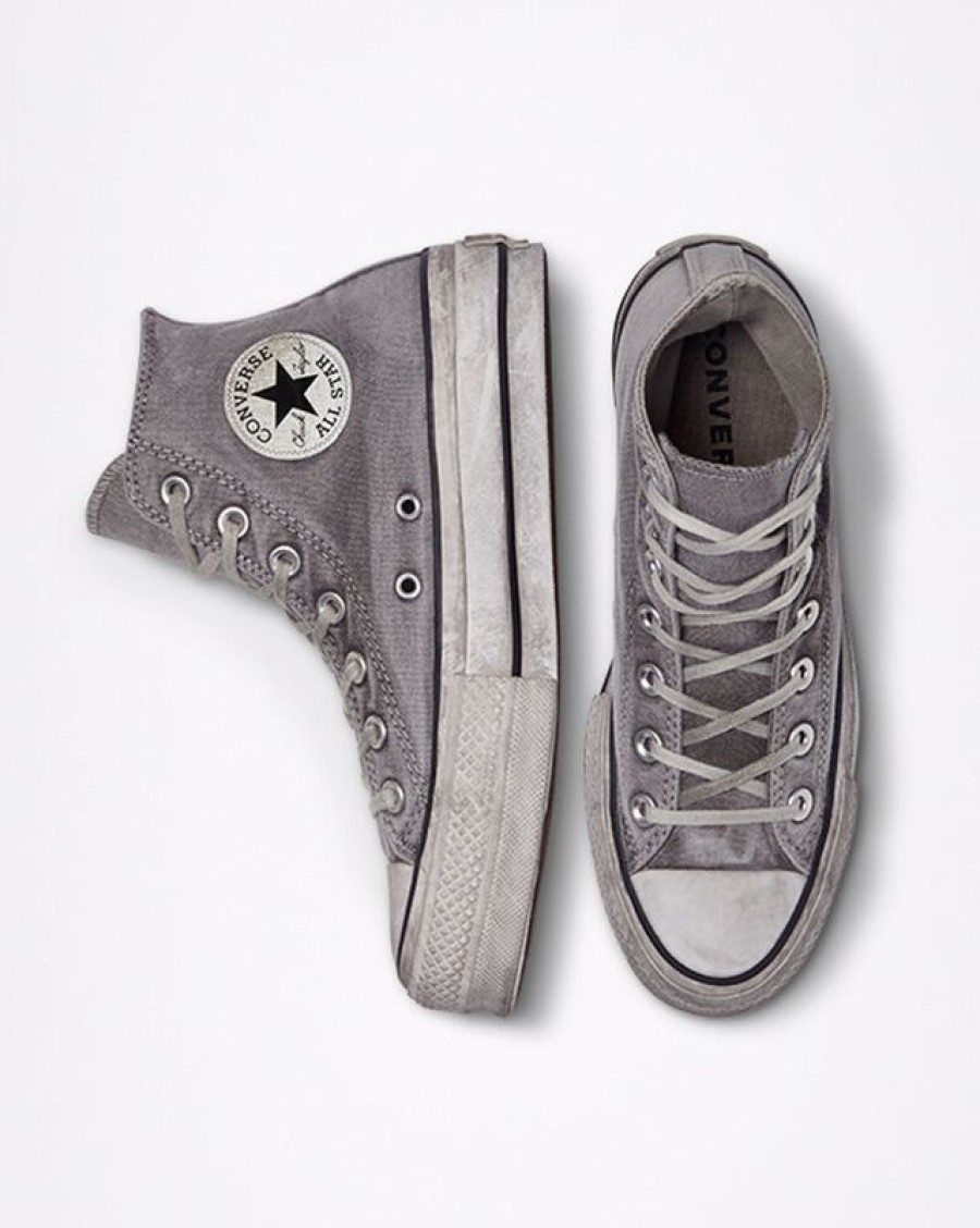 Donna Converse Platform | Chuck Taylor All Star Platform Smoked Canvas