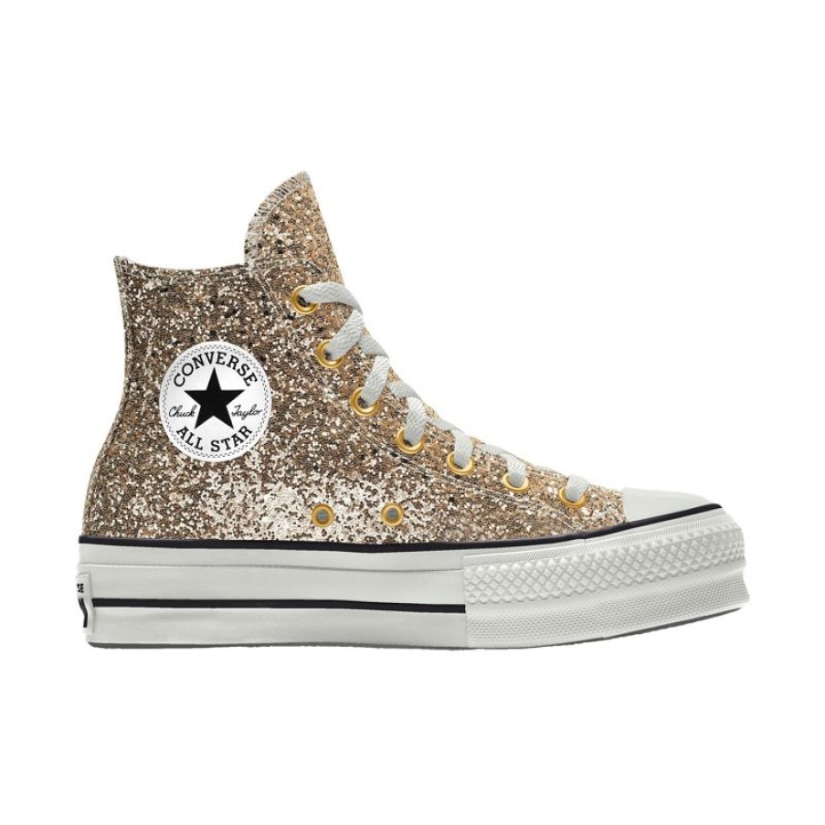 Donna Converse Classic Chuck | Custom Chuck Taylor All Star Lift Platform Glitter By You