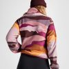 Donna Converse Winter Shop | Counter Climate Polar Fleece Abstract Half-Zip Popover