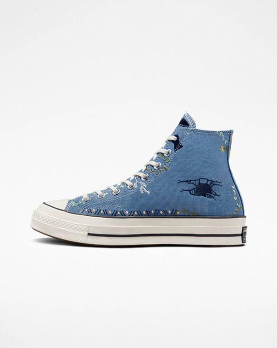 Uomo Converse Modelli Alti | Chuck 70 Embroidery