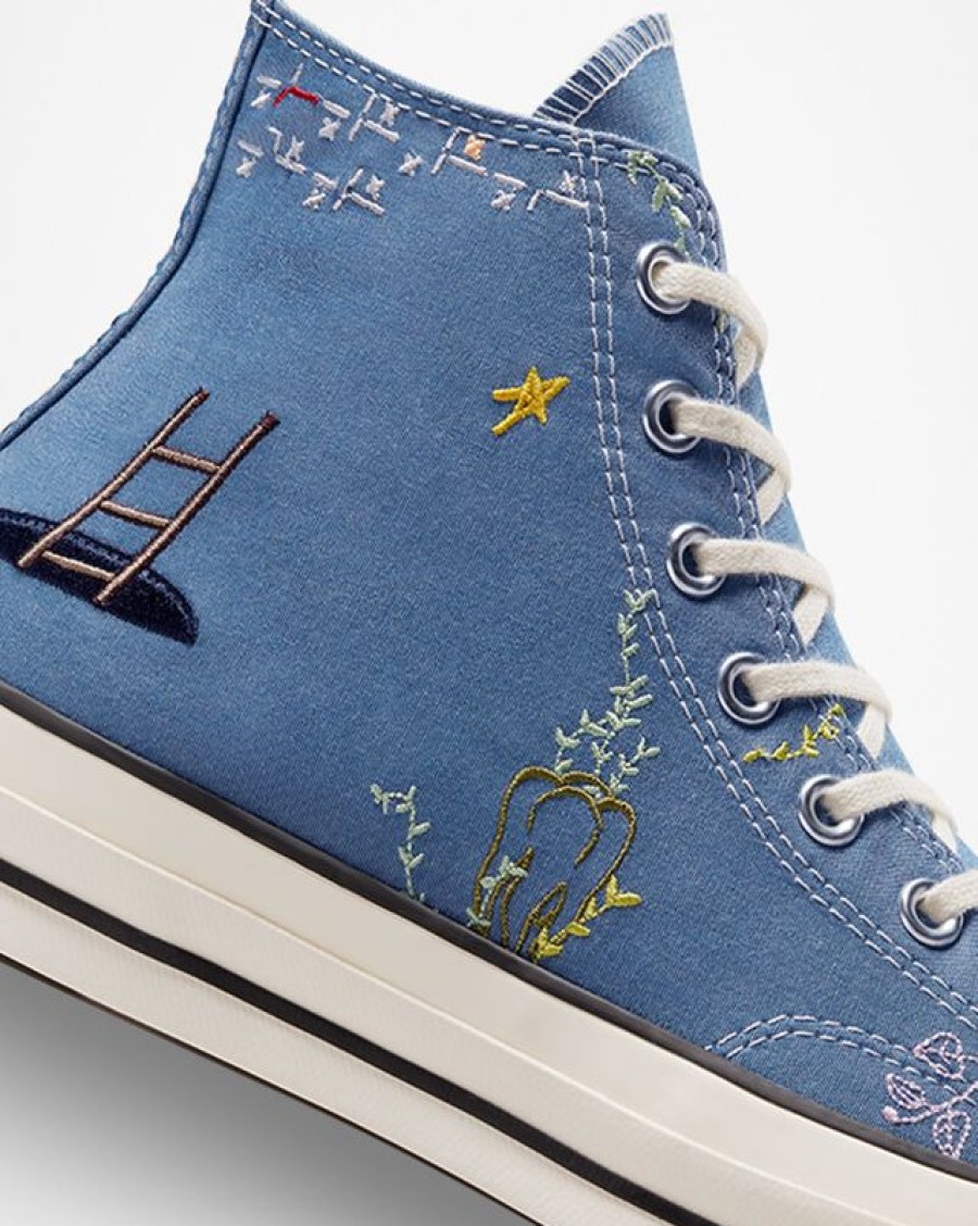 Uomo Converse Modelli Alti | Chuck 70 Embroidery