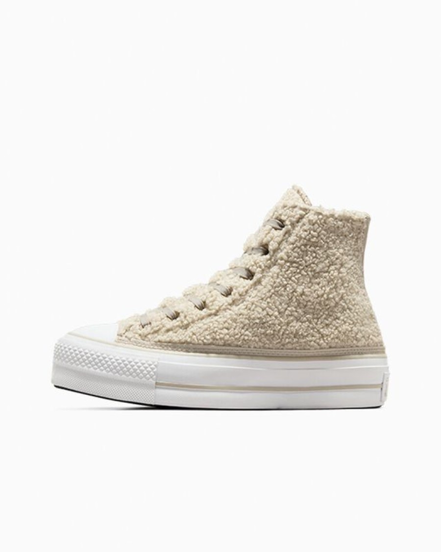 Donna Converse Platform | Chuck Taylor All Star Lift Platform Sherpa