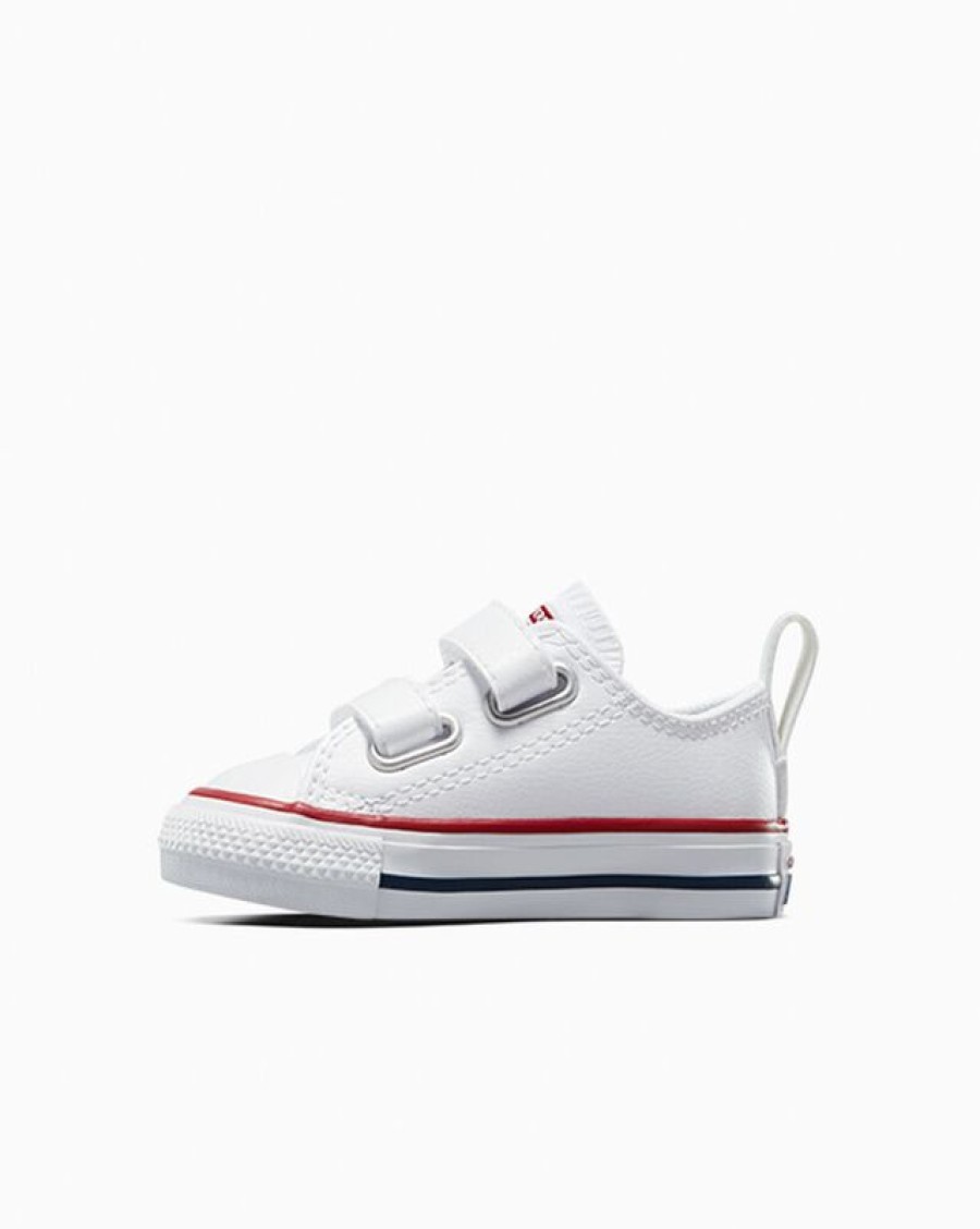 Bambini Converse Facile Da Indossare E Togliere | Chuck Taylor All Star 2V Leather - Bimbi Piccoli