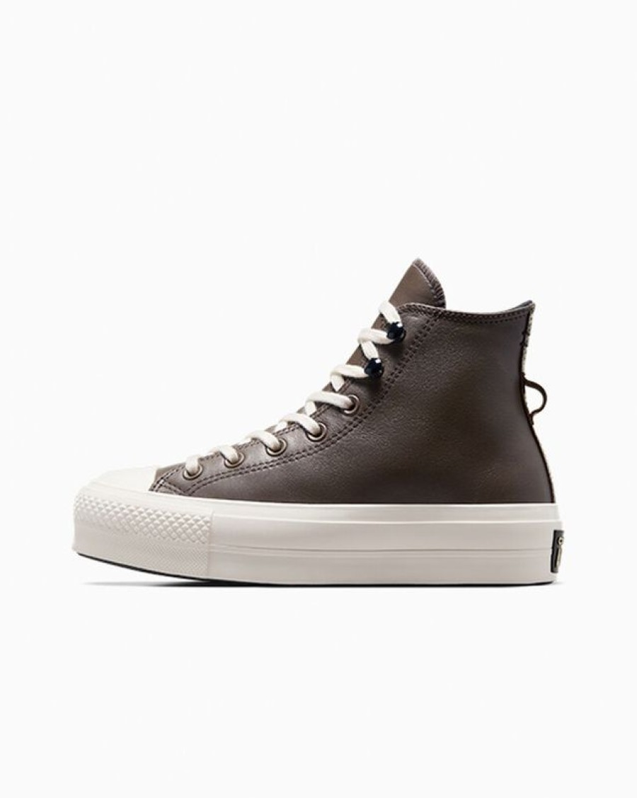 Donna Converse Modelli Alti | Chuck Taylor All Star Lift Platform Fleece-Lined Leather