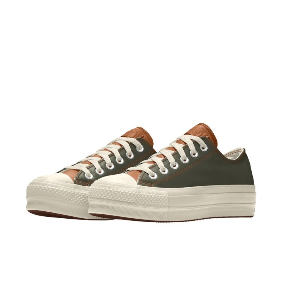 Uomo Converse Modelli Bassi | Custom Chuck Taylor All Star Lift Platform Leather By You