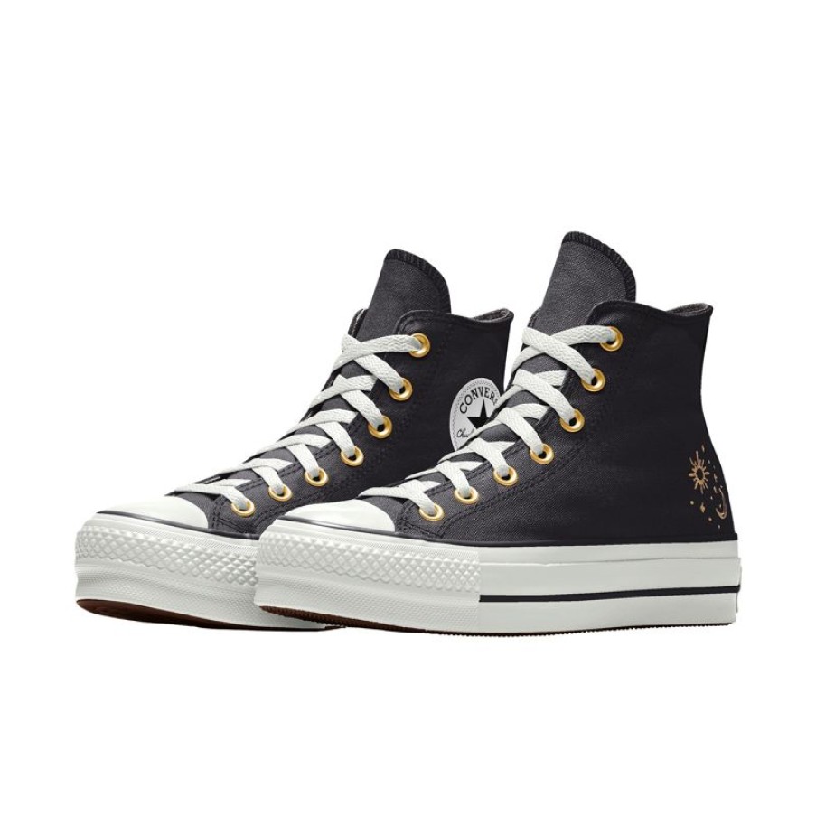 Donna Converse Platform | Custom Chuck Taylor All Star Lift Platform Embroidery By You